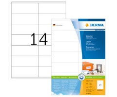 Kleebisetiketid Herma Premium - 105 x 42mm, 100 lehte